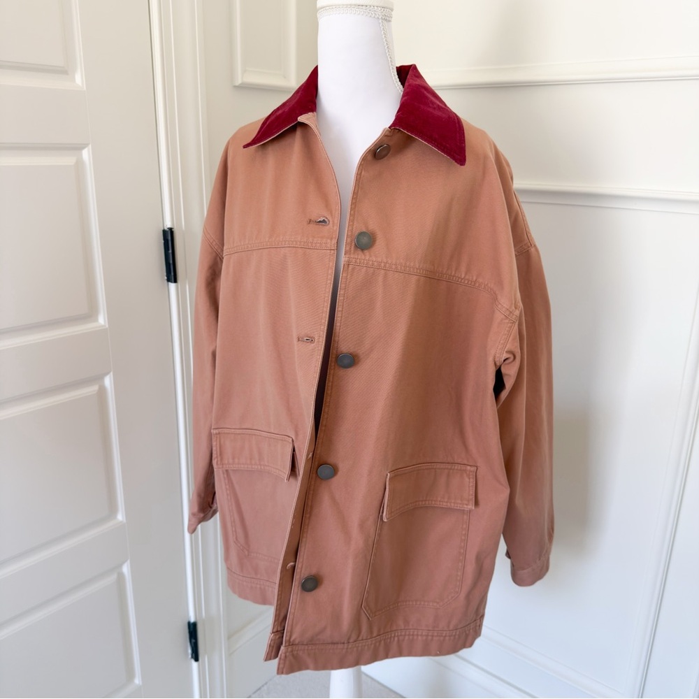 LE BOP Dree Mid-Length Barn Jacket in Mocha